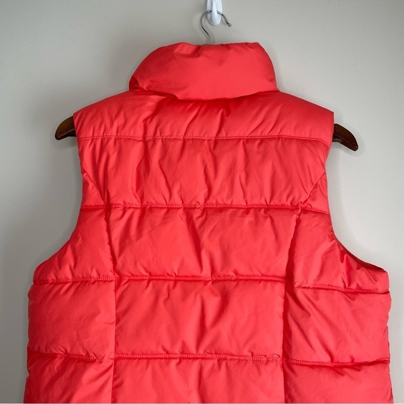 Old Navy  Easy Puffer Vest Fleece Lined Briquette Orange Large - Picture 8 of 8
